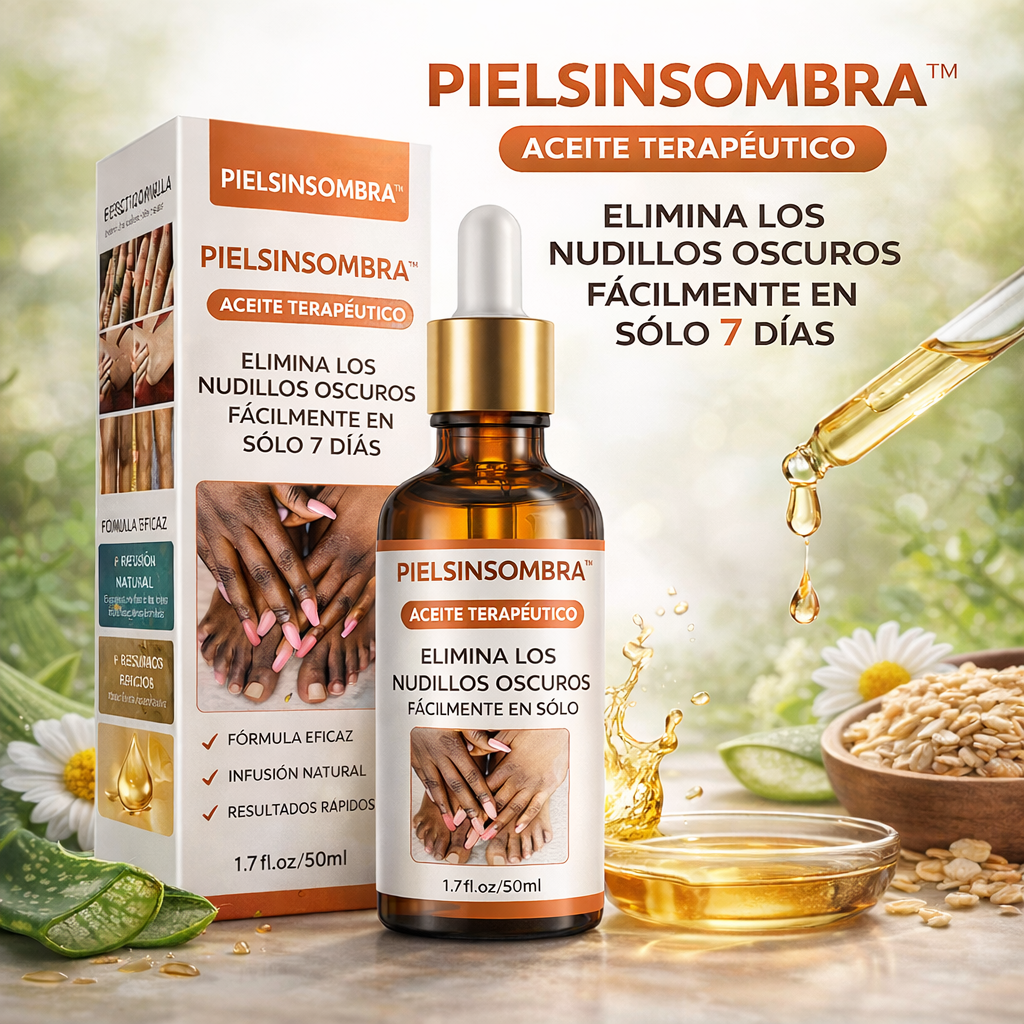 PielSinSombra™ Aceite Terapéutico | Aclara manchas oscuras visibles en 7 días