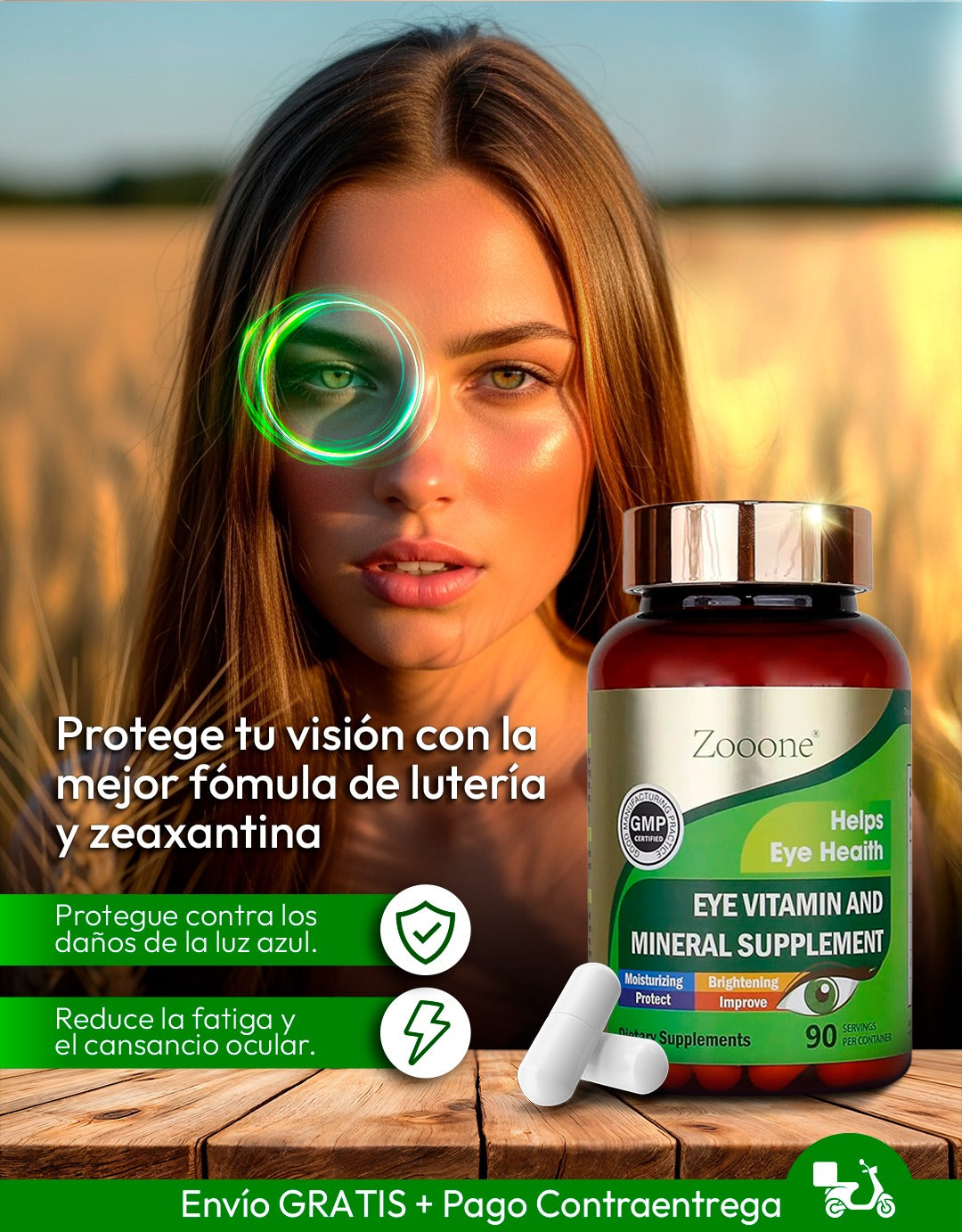 Ojos más descansados, cada día